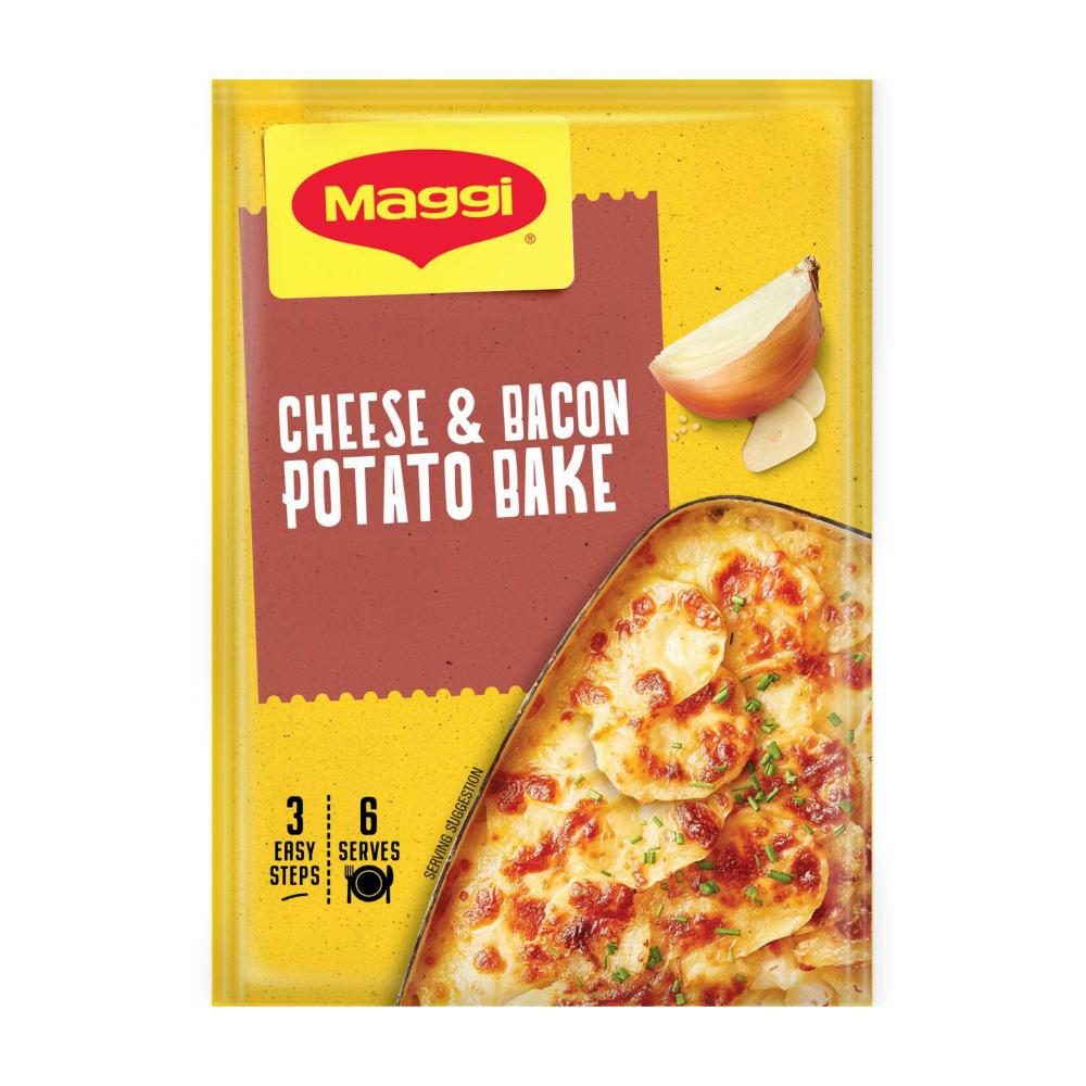 Maggi Gluten Free Side Dishes Potato Bake Cheese And Bacon - 21g