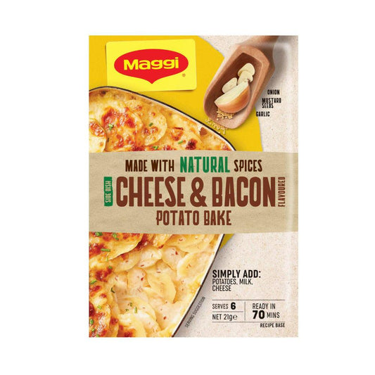 Maggi Gluten Free Side Dishes Potato Bake Cheese And Bacon - 21g