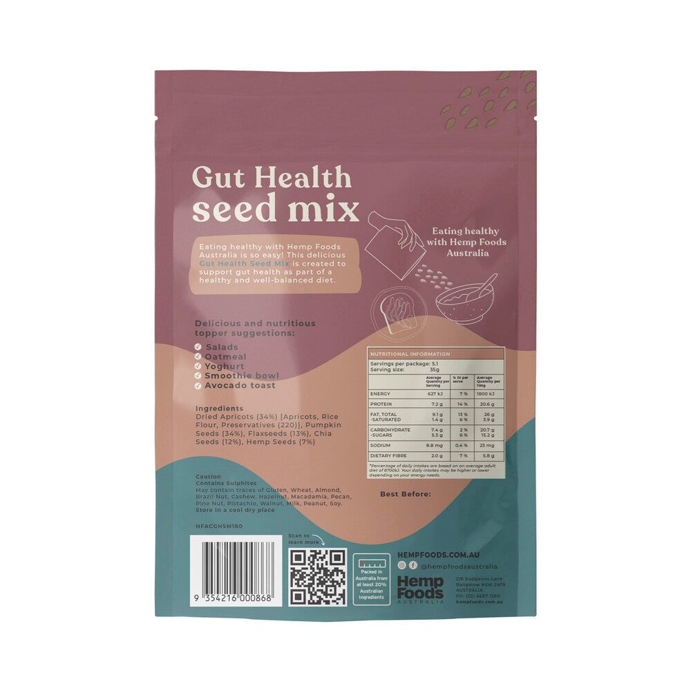 Hemp Foods Gut Health Support Seed Mix - 180g
