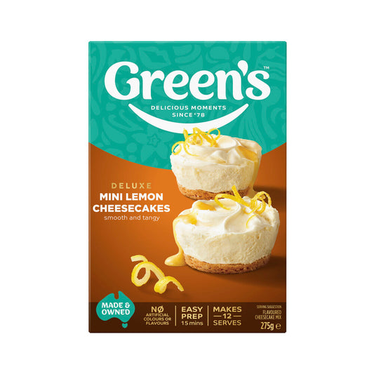 Greens Deluxe Mini Lemon Cheescake Mix - 275g