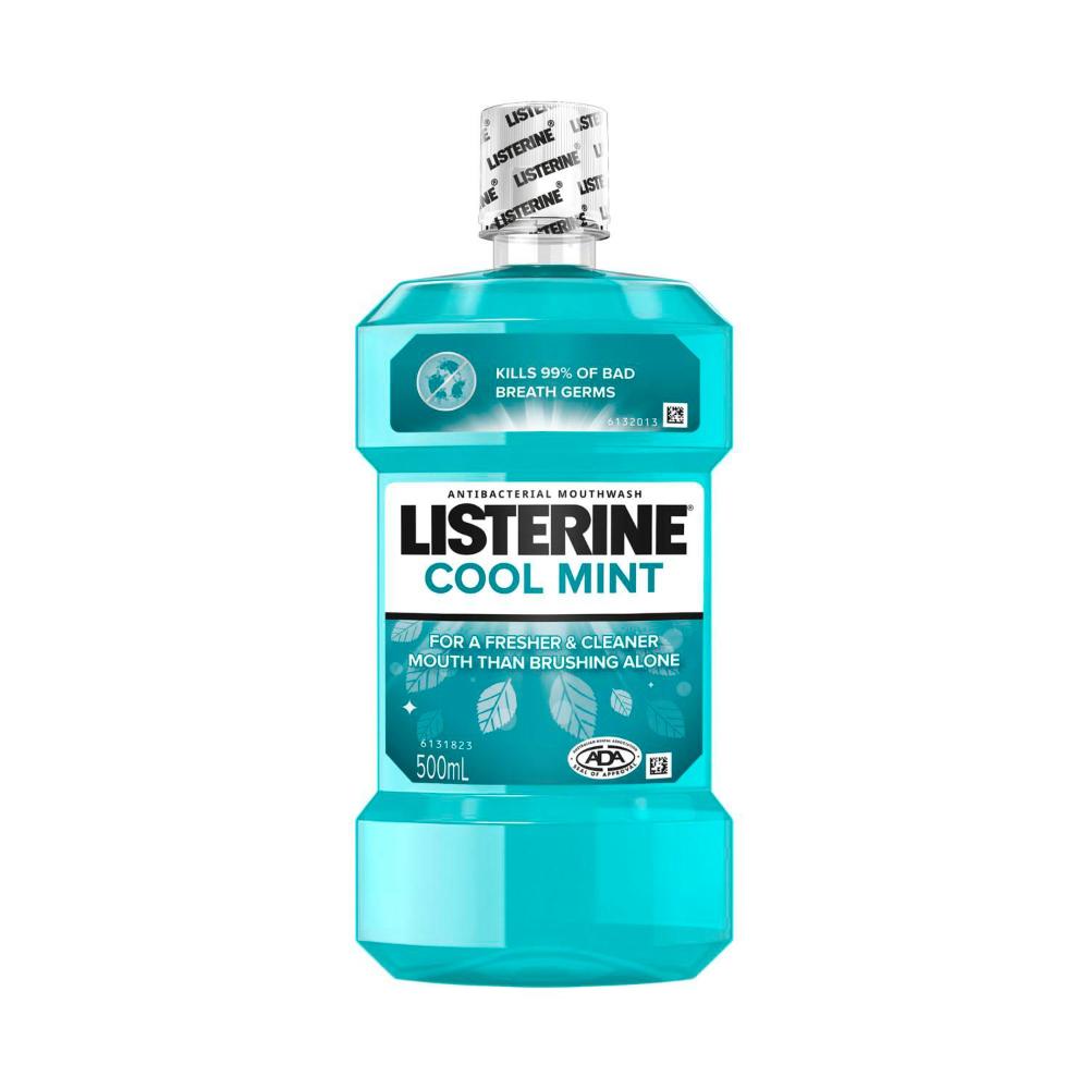 Listerine Medium Mouthwash Coolmint - 500mL