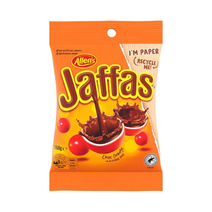 Allen's Lollies Jaffas Orange Chocolate - 160g