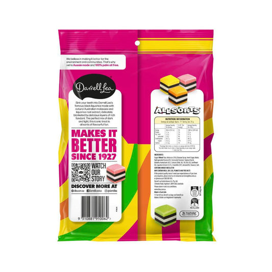 Darrell Lea Allsorts Liquorice Value Pack - 470g
