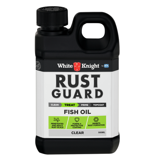 White Knight Rust Guard Fish Oil - Clear 0.5L