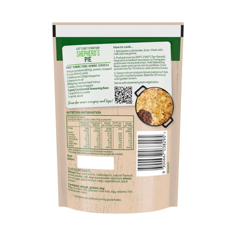 Continental Shepherds Pie Recipe Base - 50g