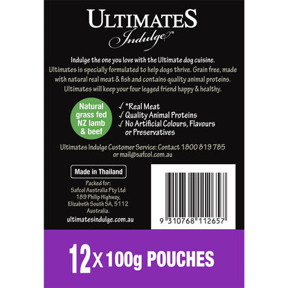 Ultimates Indulge Lamb Mince / Beef Mince With Gravy 12x100g