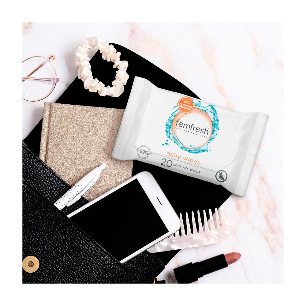 Femfresh Daily Intimate Travel Wipes - 20 Pack