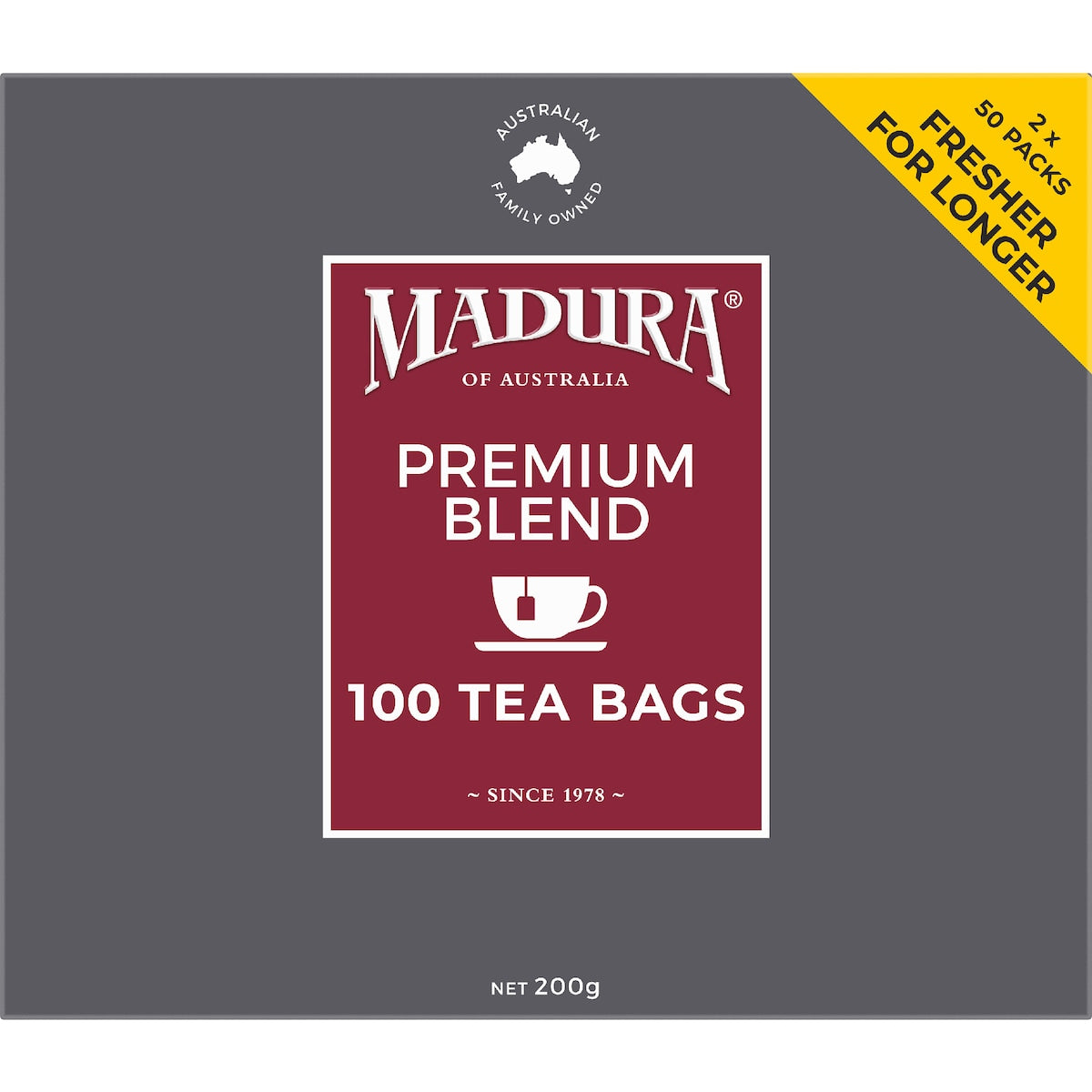Madura Premium Blend Tea Bags 100 Pack