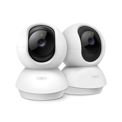 TP-Link Tapo C210 3MP Pan Tilt Home Security Wi-Fi Camera - 2 Pack