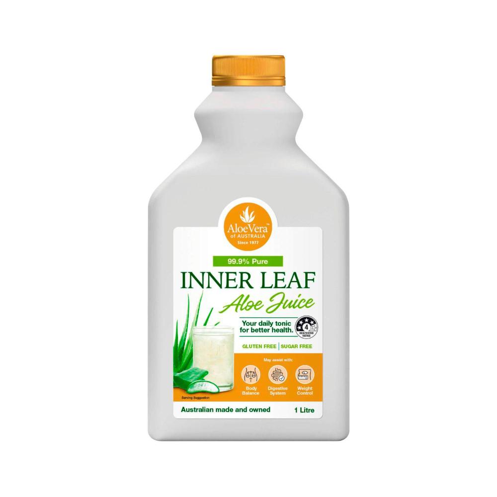 Aloe Vera of Australia 99.9% Pure Inner Leaf Aloe Juice - 1L