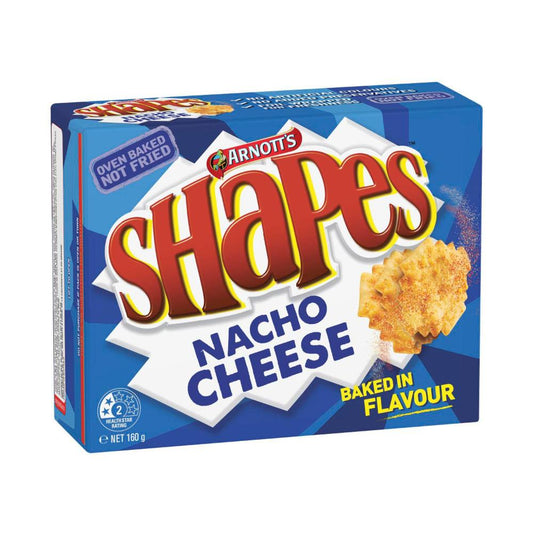 Arnott's Shapes Nacho Cheese - 160g