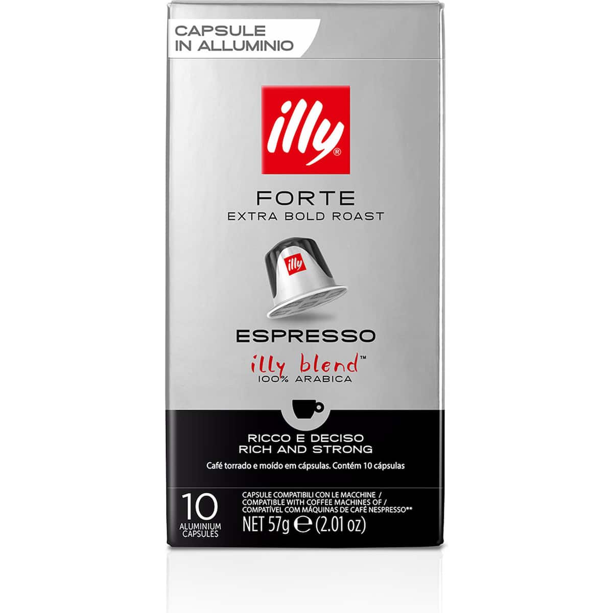 Illy Espresso Forte Capsules 10 Pack