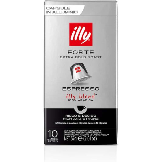 Illy Espresso Forte Capsules 10 Pack
