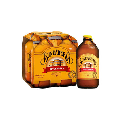 Bundaberg Brewed Drink Ginger Beer 4x375ml