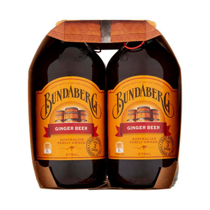 Bundaberg Brewed Drink Ginger Beer 4x375ml