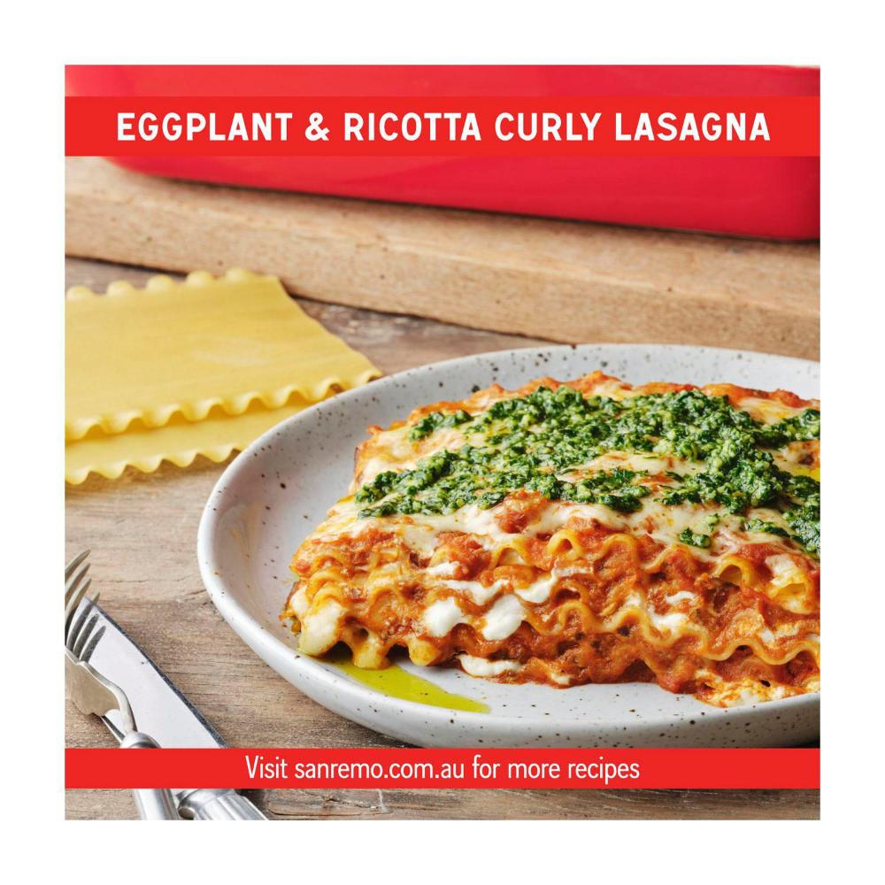 San Remo Instant Curly Large Lasagna Sheets - 250g