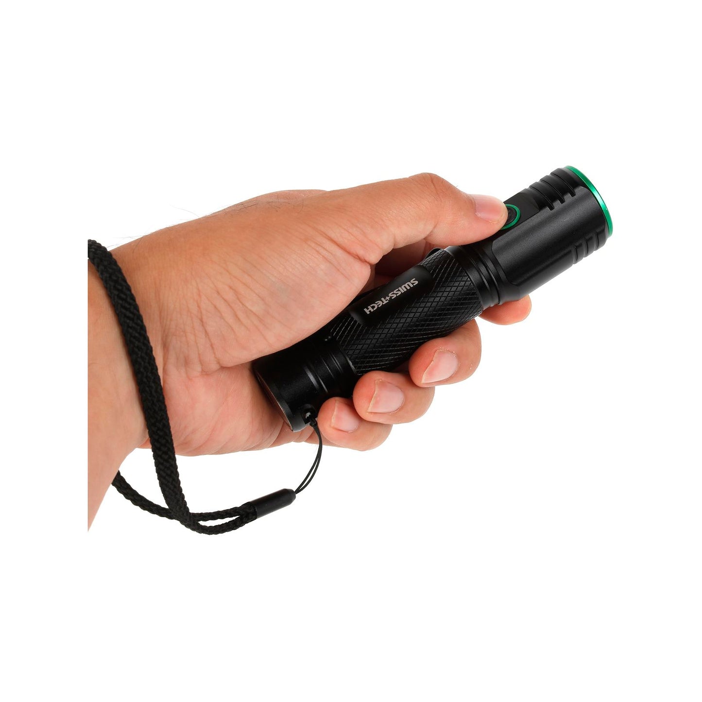 Swiss Tech Rechargeable Turbo Flashlight - 2000lm