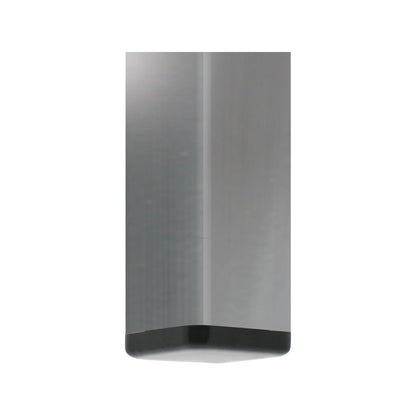 Surface Gard Black Square Plastic Chair Tips - 16mm - 4 Pack