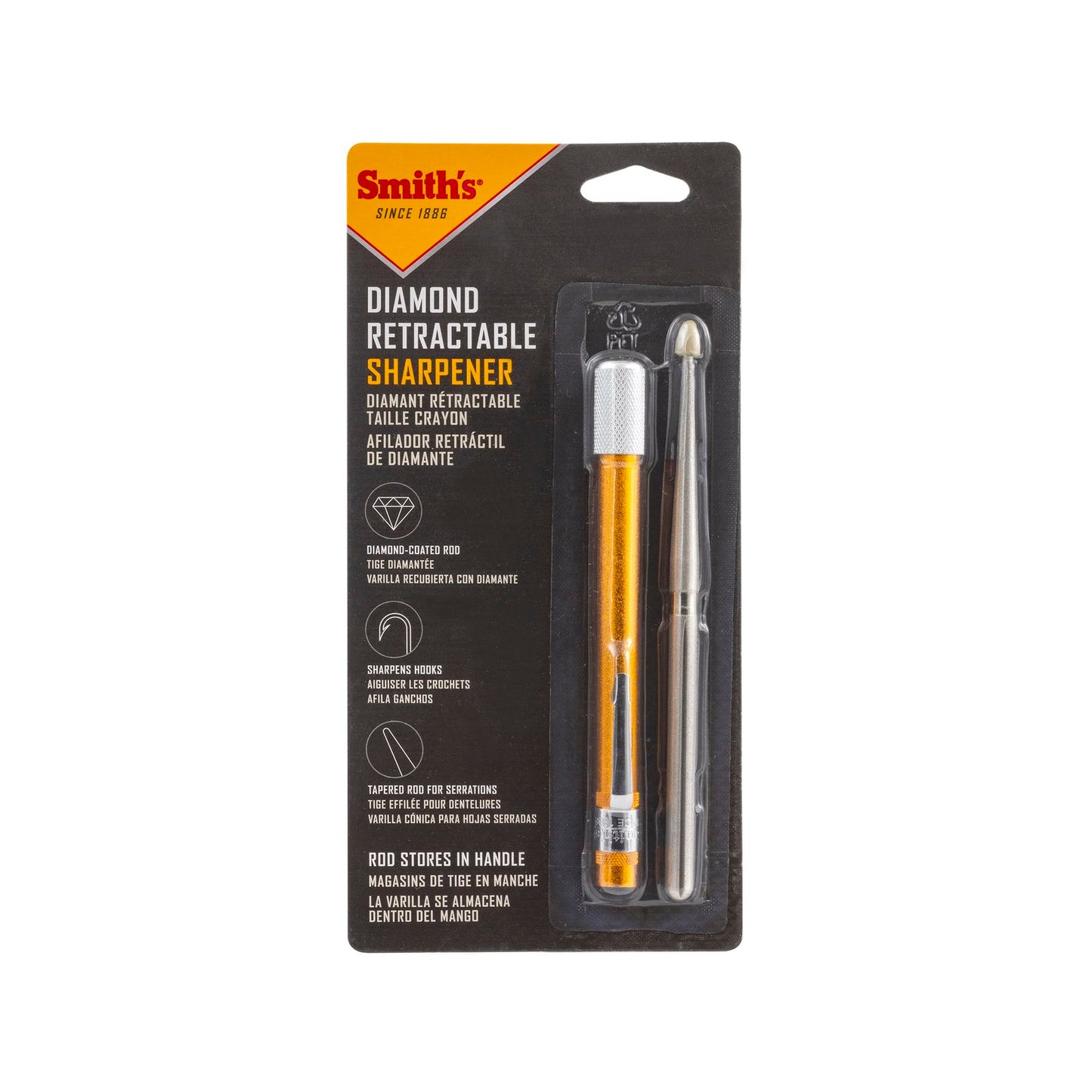 Smith's Diamond Retractable Sharpener - 12.7mm