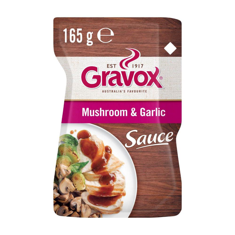 Gravox Mushroom & Garlic Sauce Liquid Pouch - 165g