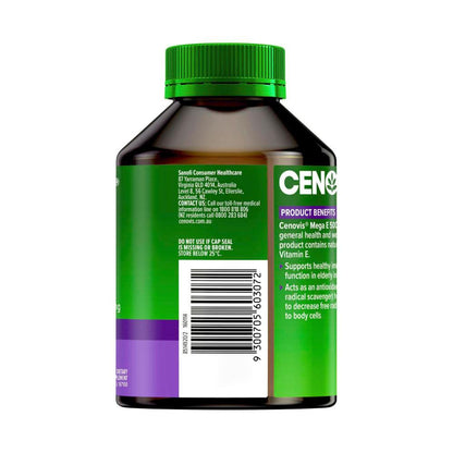 Cenovis Mega Vitamin E 500mg Capsules - 250 pack
