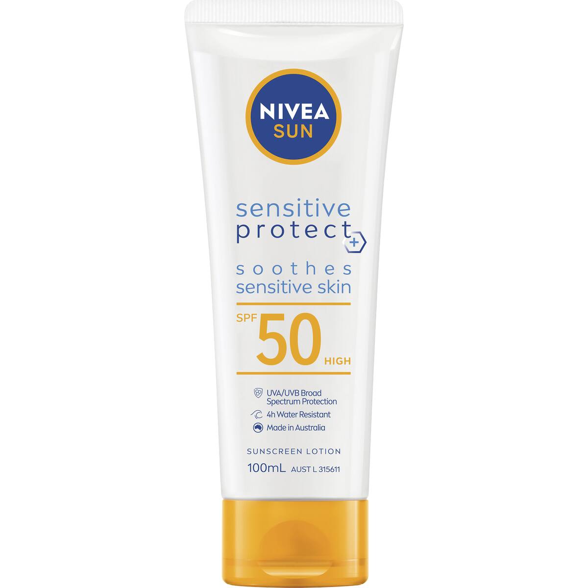 Nivea Spf 50 Sun Sensitive Protect Sunscreen Lotion 100ml