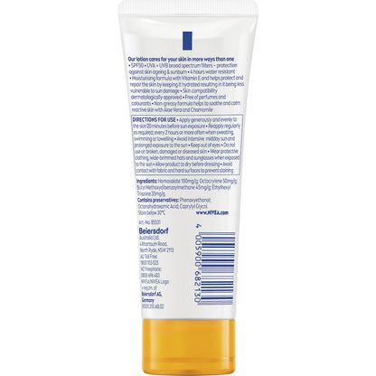 Nivea Spf 50 Sun Sensitive Protect Sunscreen Lotion 100ml