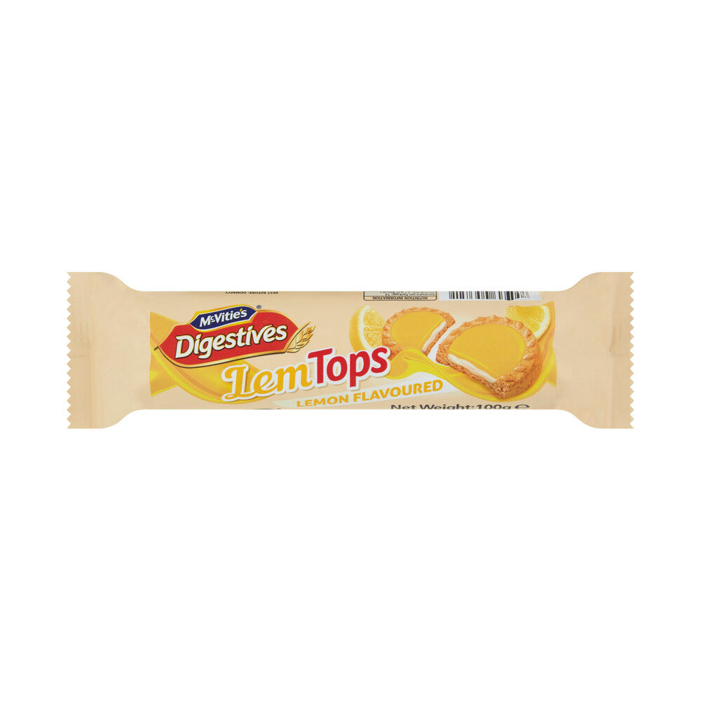 Mcvitie's Digestives Tops Lemon Biscuits - 100g