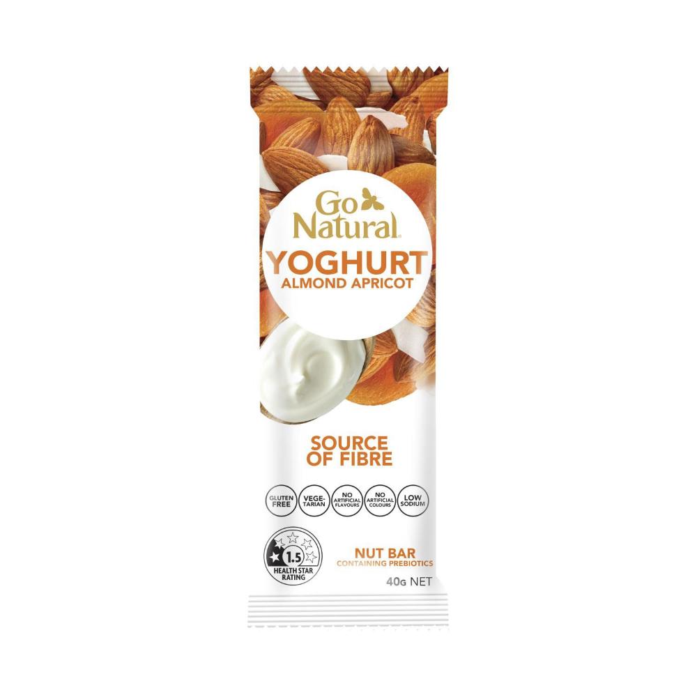 Go Natural Yoghurt Almond & Apricot Bar - 40g
