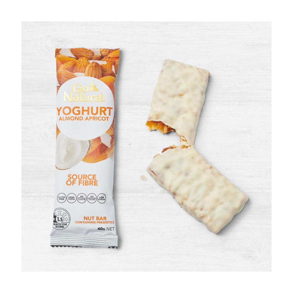 Go Natural Yoghurt Almond & Apricot Bar - 40g