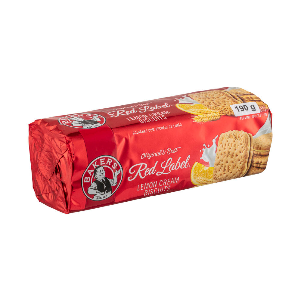 Bakers Lemon Cream Biscuits - 190g