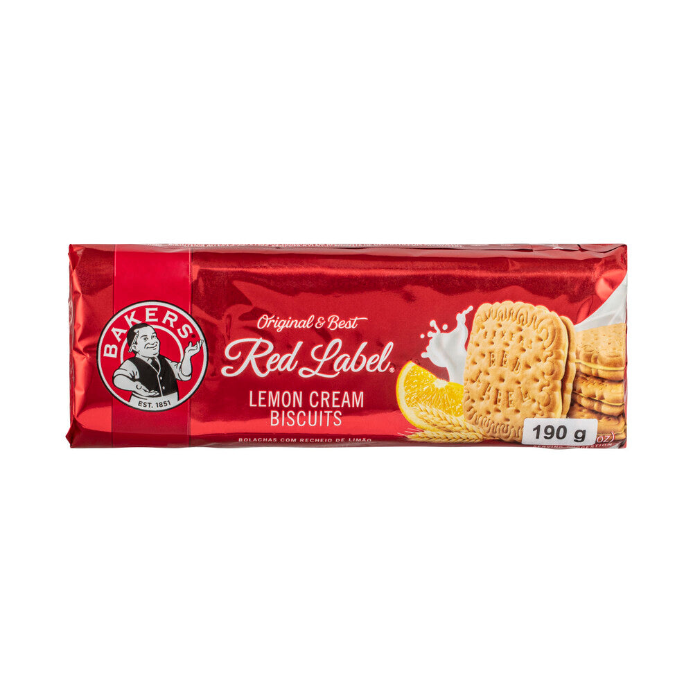 Bakers Lemon Cream Biscuits - 190g