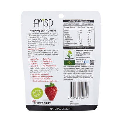 Frisp Freeze Dried Strawberry Crisps - 15g