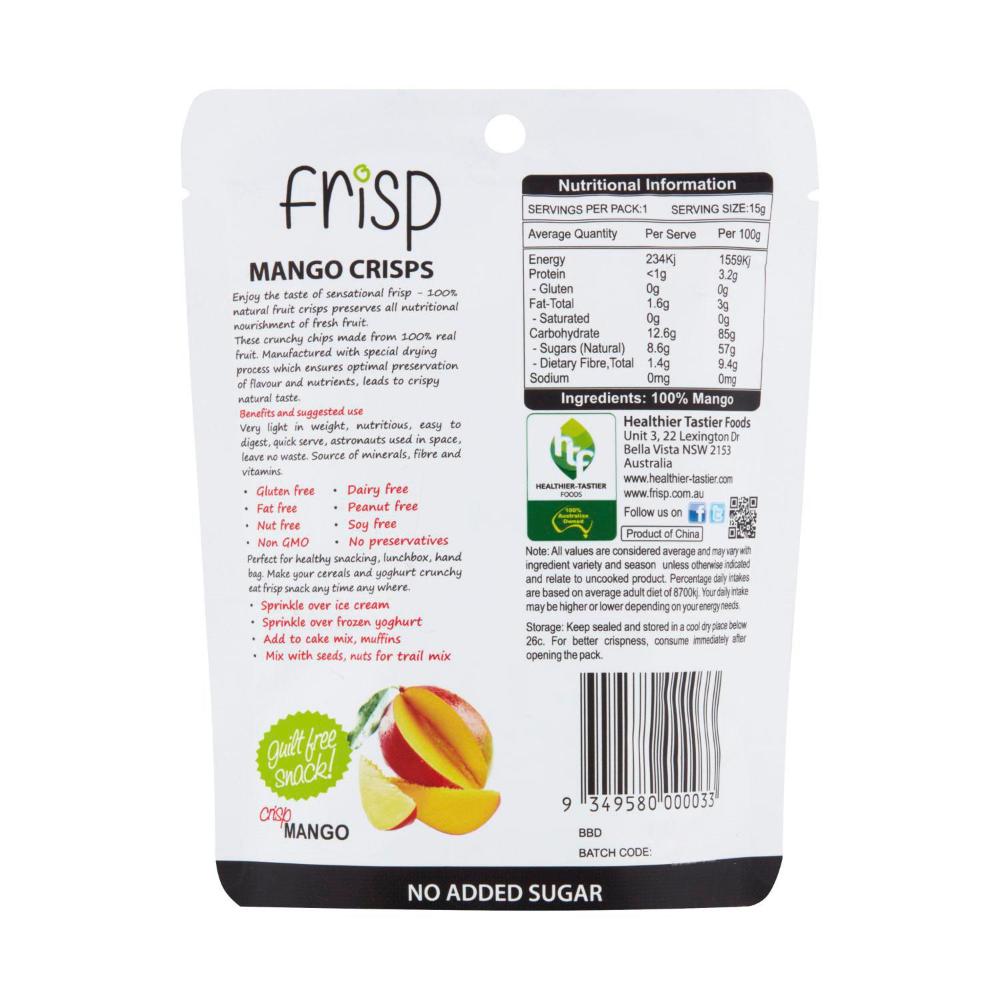 Frisp Freeze Dried Mango Crisps - 15g