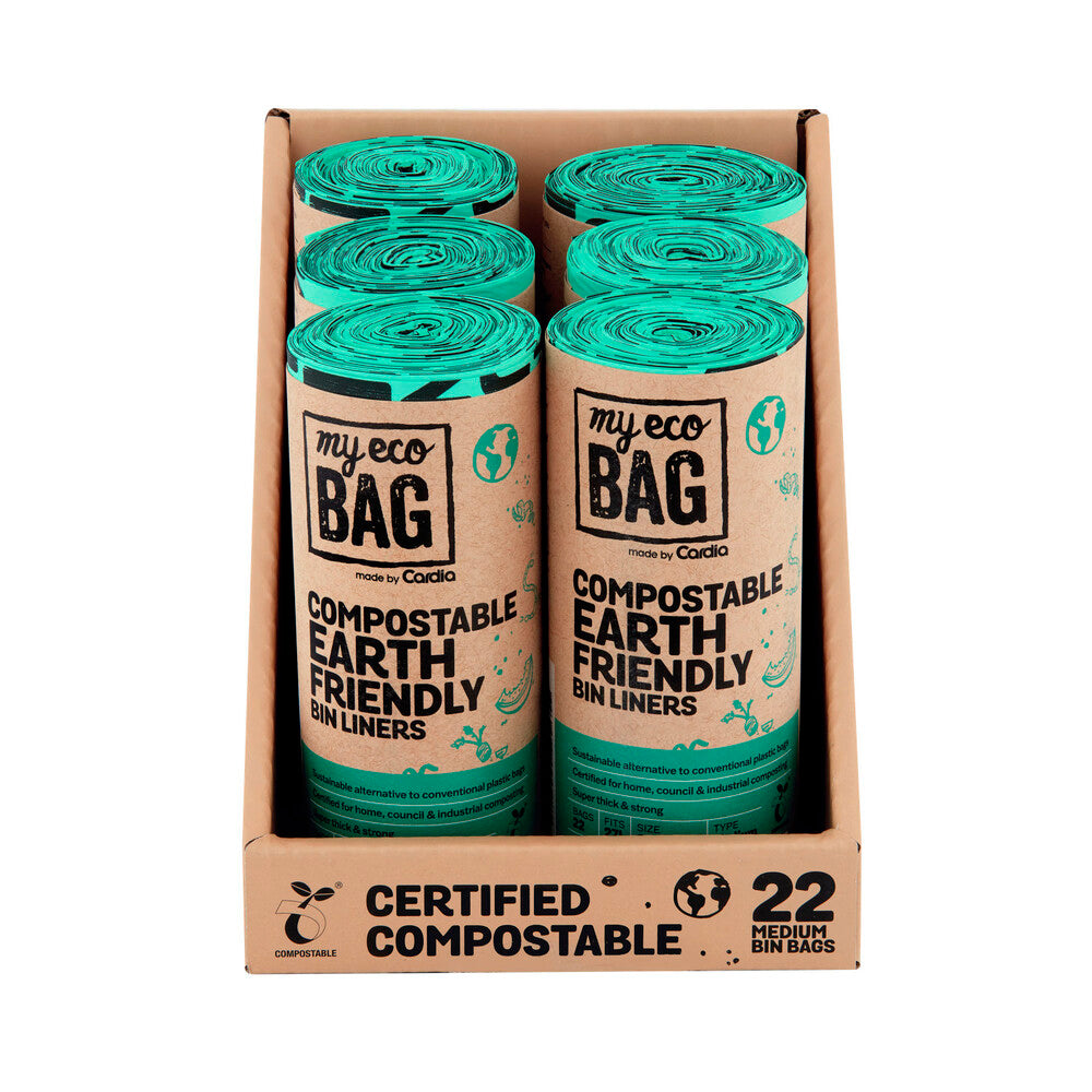 My Eco Bag Compostable Garbage Bag Bin Liner 27l - 22 pack