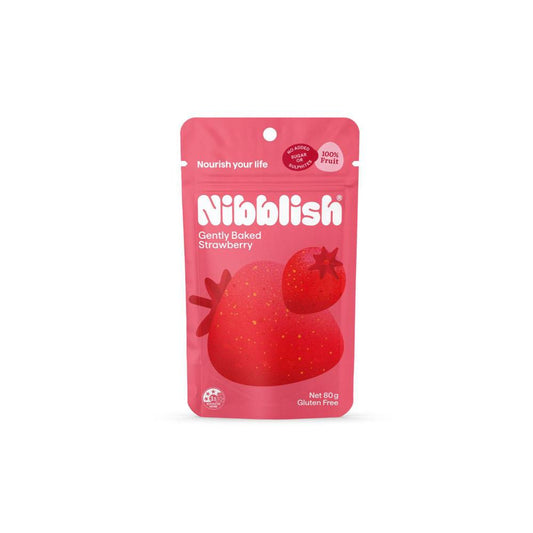 Nibblish Gently Baked Strawberry - 80g