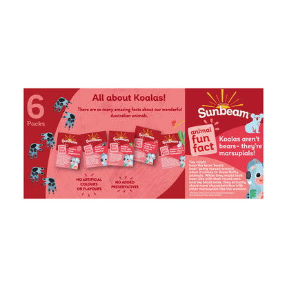 Sunbeam Strawberry Yoghurt Covered Sultanas 6x30g