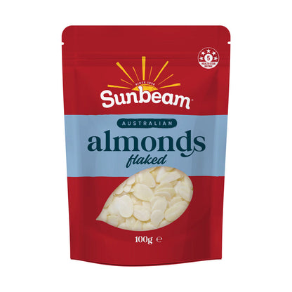 Sunbeam Australian Nuts Flaked Almonds - 100g