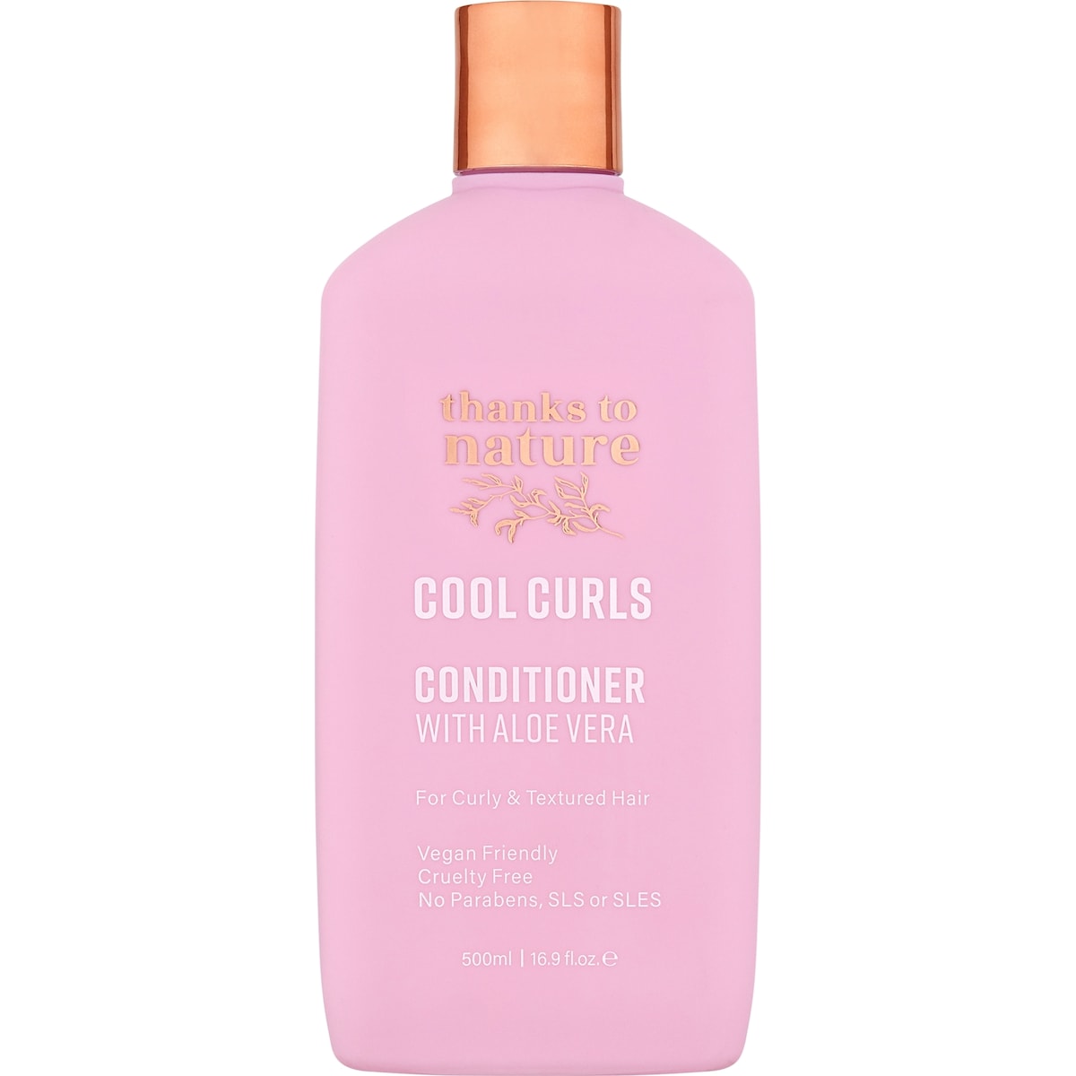 Thanks To Nature Cool Curls Conditioner With Aloe Vera For Curly Hair 500ml