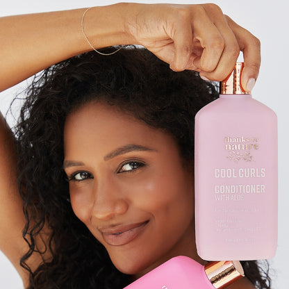 Thanks To Nature Cool Curls Conditioner With Aloe Vera For Curly Hair 500ml