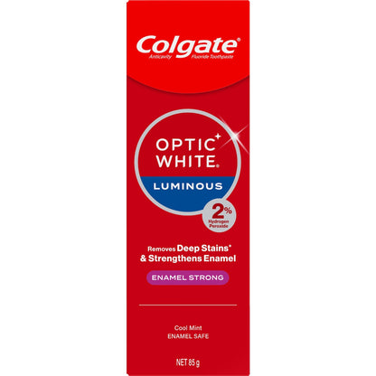 Colgate Teeth Whitening Toothpaste Optic White Luminous Enamel 85g