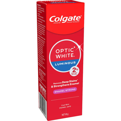 Colgate Teeth Whitening Toothpaste Optic White Luminous Enamel 85g