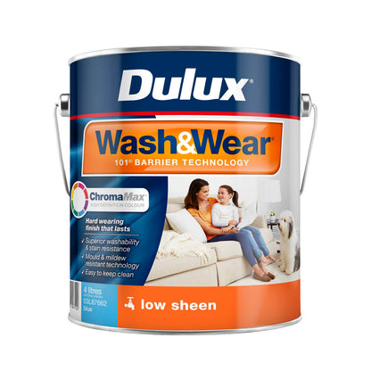 Dulux Blue Low Sheen Wash Wear Interior Paint - 4L