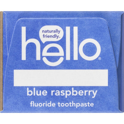 Hello Flouride Toothpaste Blue Raspberry 110g