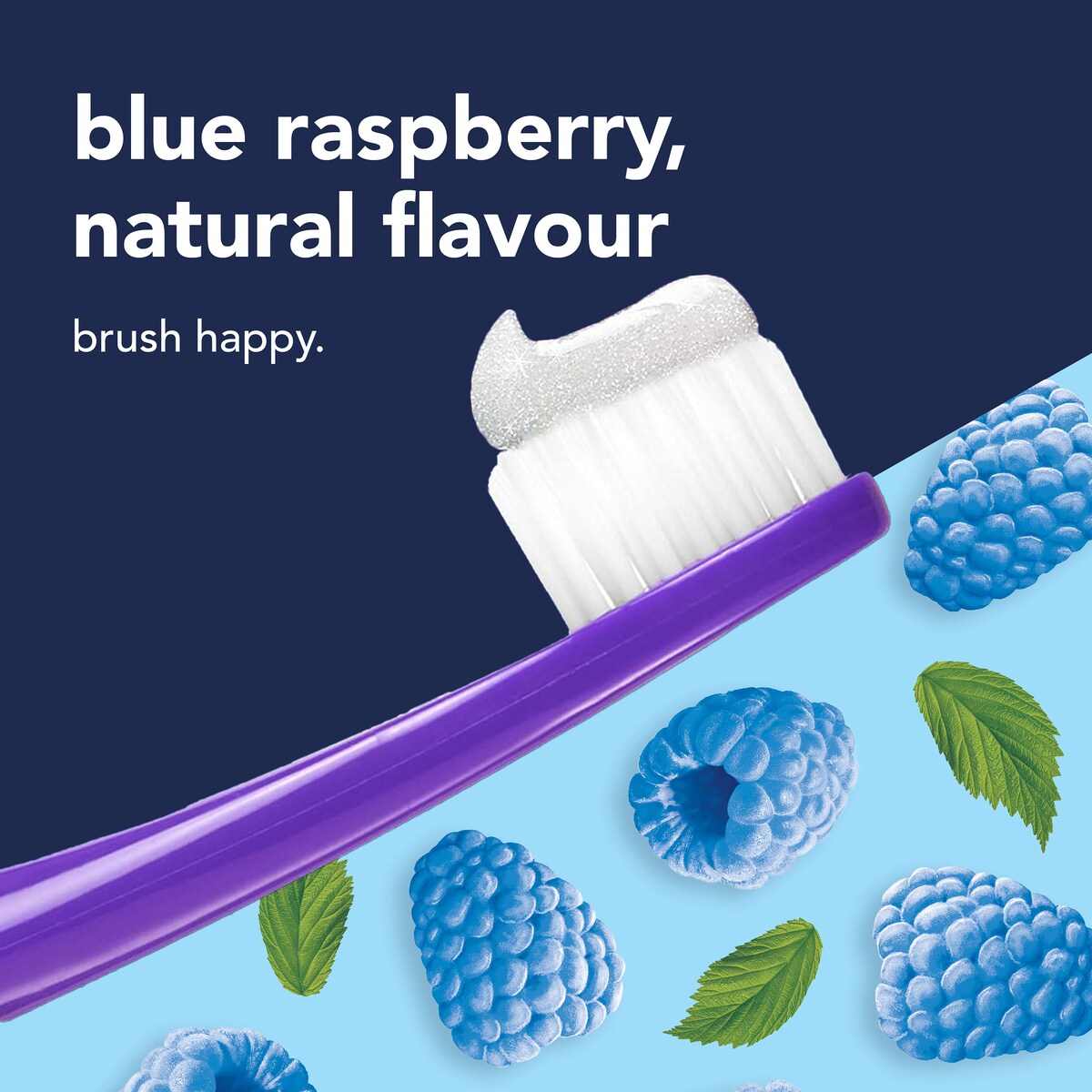 Hello Flouride Toothpaste Blue Raspberry 110g