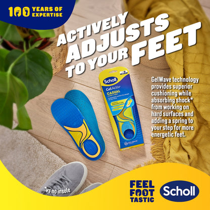 Scholl Gel Activ Casual Insoles Large Pair Each