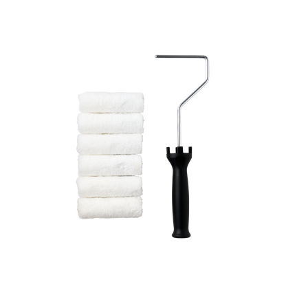 Pro Renovator Microfibre Mini Roller - 100mm - 7 Pack