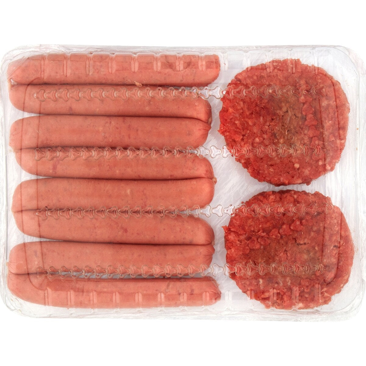 Market Value Bbq Pack 8 Sausages & 4 Burgers 1kg