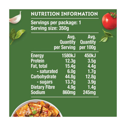 Heinz Ravioli Ricotta Pasta Meal With Rich Bolognese & Garlic - 350g