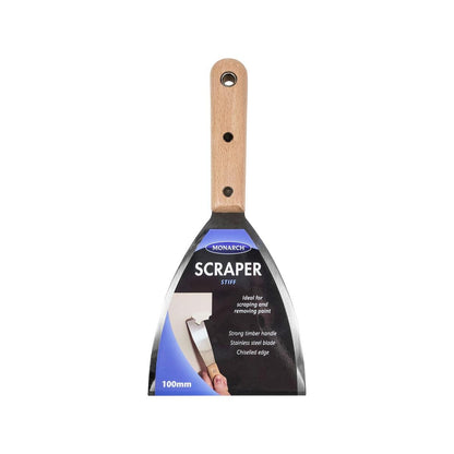 Monarch Scraper - 100mm - Stainless Steel - Heavy Duty